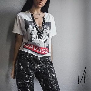 Custom Chained Looney Tunes Tee 1/1